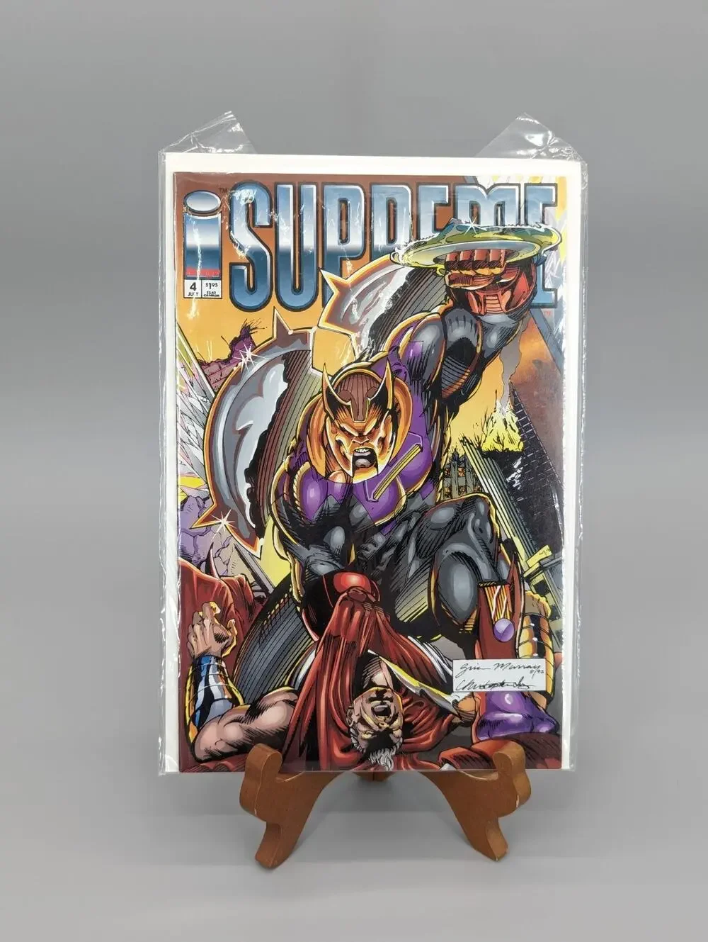 Supreme Annual Issue #4 Image comics 1992 Boarded Comic Book
